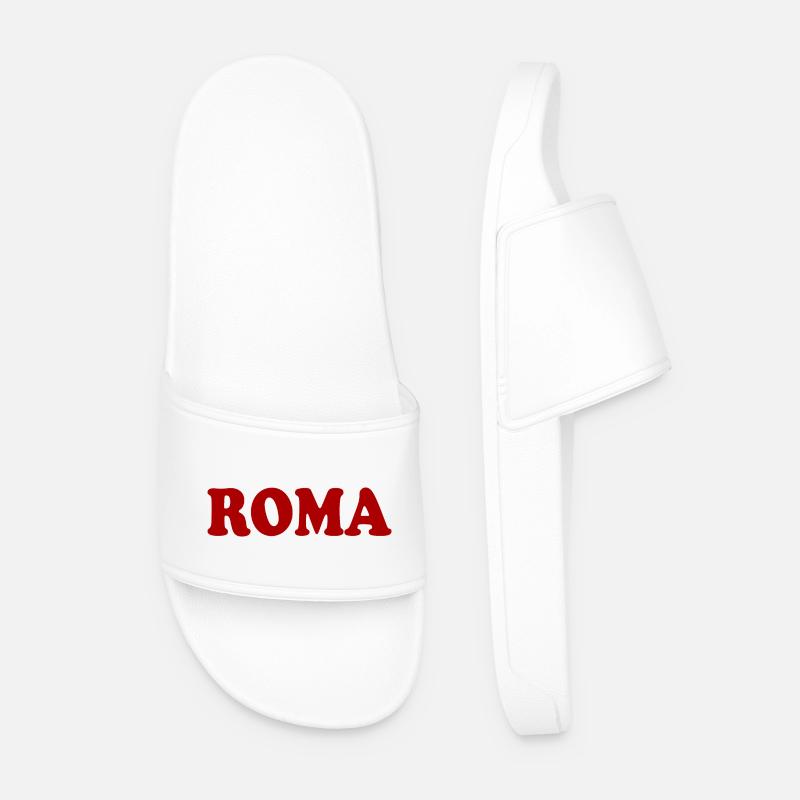 Roma - Männer Badelatschen - Weiß