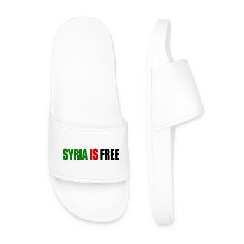 Syrie - La Syrie est libre - Claquettes Homme - blanc - Devant