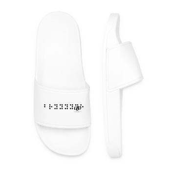 Motif Nature Éclat de Couleurs - Claquettes Homme - blanc - Devant