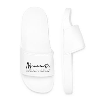 Définition mamounette - Claquettes Homme - blanc - Devant