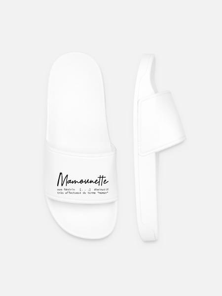 Définition mamounette - Claquettes Homme - blanc