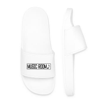 music room - Men’s Pool Sliders - white - Front