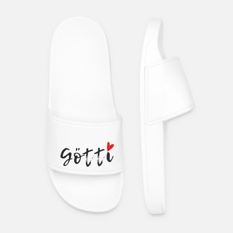 Götti - Männer Badelatschen - Weiß