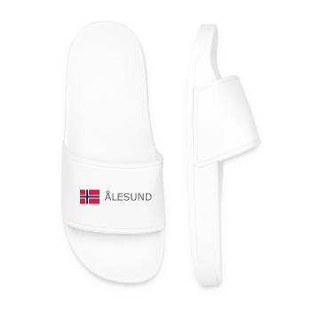 Norway Flag - Alesund - Norge - Norwegen - Men’s Pool Sliders - white - Front