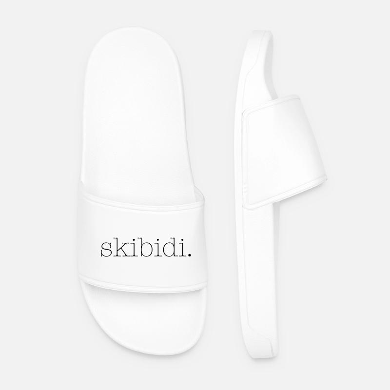 Skibidi - Männer Badelatschen - Weiß