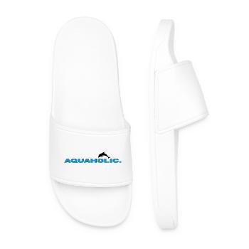 AQUAHOLIC - Men’s Pool Sliders - white - Front