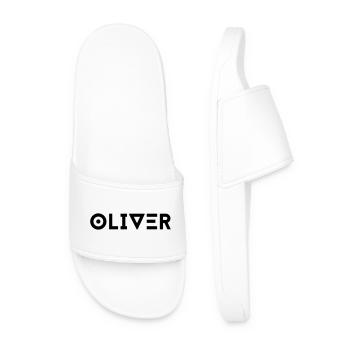 Prénom Oliver - Claquettes Homme - blanc - Devant