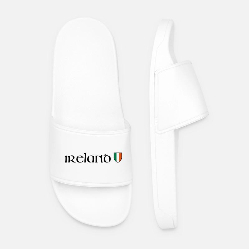 Ireland - Männer Badelatschen - Weiß