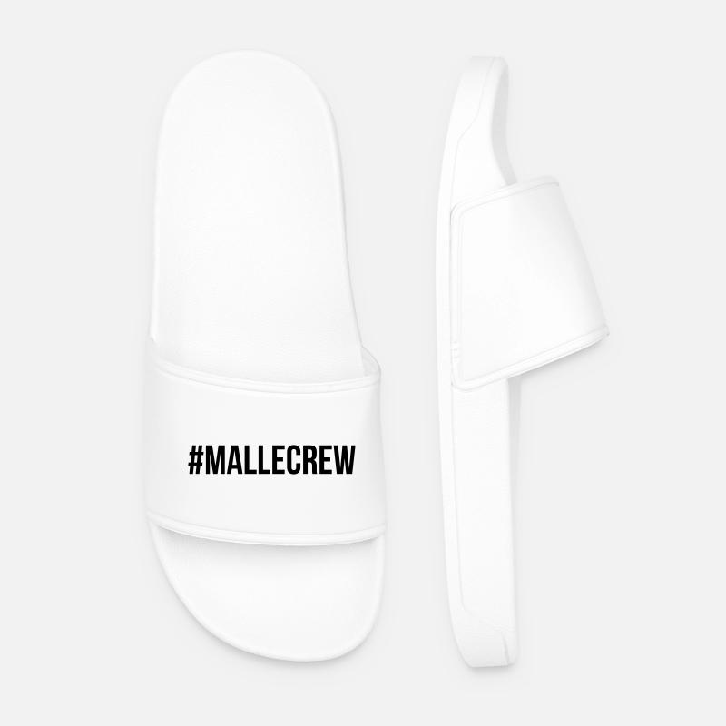 Mallecrew - Männer Badelatschen - Weiß