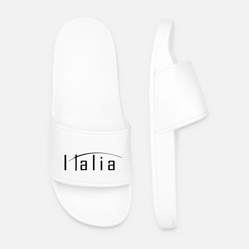Italia - Männer Badelatschen - Weiß