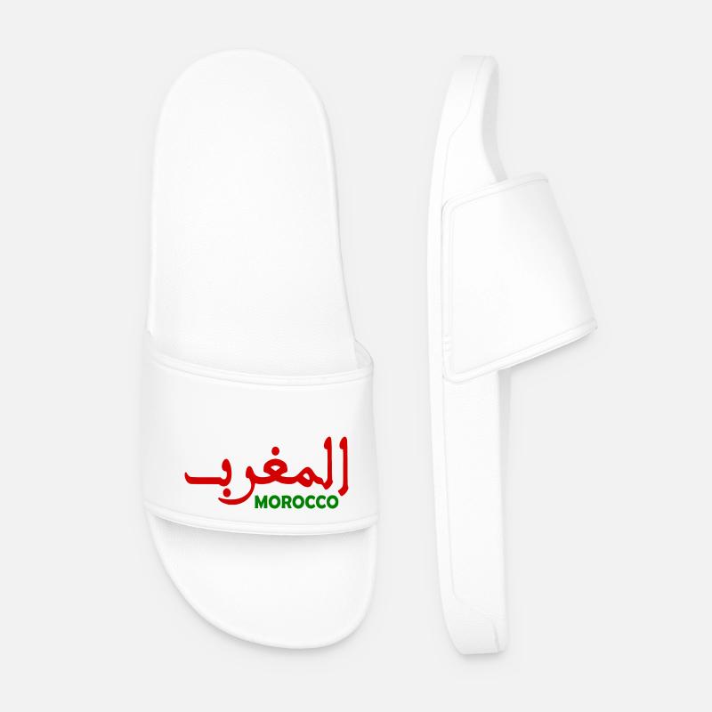 Marokko المغرب - Männer Badelatschen - Weiß