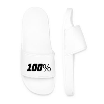 100 - Männer Badelatschen - Weiß - Vorne
