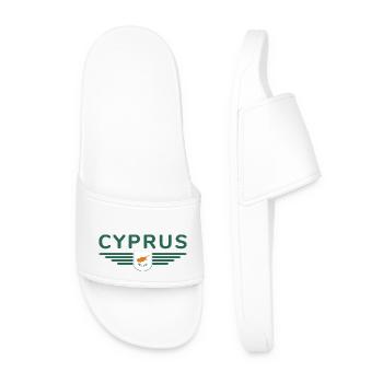Cyprus Design – L’île de la diversité - Claquettes Homme - blanc - Devant