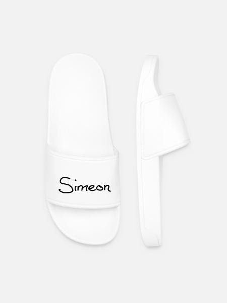 Simeon - Men’s Pool Sliders - white
