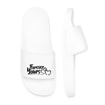 Bien à vous pour toujours - Claquettes Homme - blanc - Devant