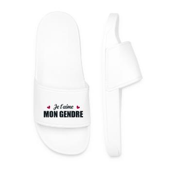 I love you my son-in-law - Men’s Pool Sliders - white - Front