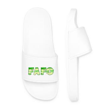 Fafo - Männer Badelatschen - Weiß - Vorne