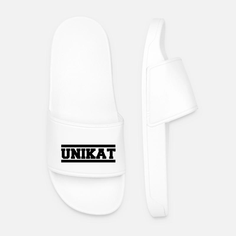 unikat - Männer Badelatschen - Weiß