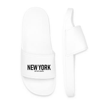 New York - USA - United States - Brooklyn - Harlem - Men’s Pool Sliders - white - Front