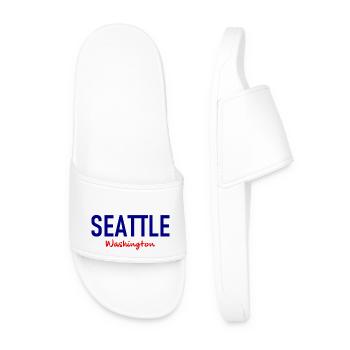 Seattle - Washington - USA - United States - Men’s Pool Sliders - white - Front