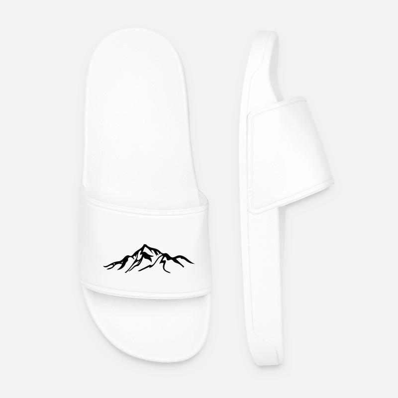 mountain - Men’s Pool Sliders - white