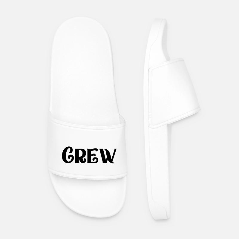 crew - Männer Badelatschen - Weiß