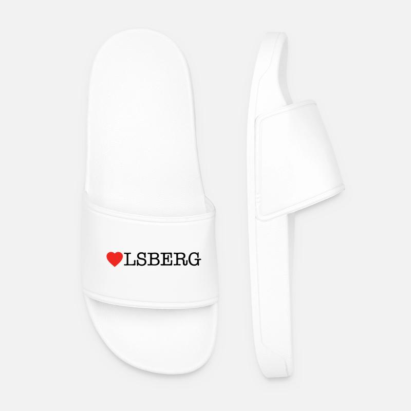 Olsberg - Männer Badelatschen - Weiß