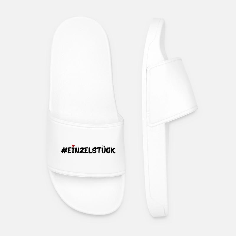 Einzelstück - Männer Badelatschen - Weiß