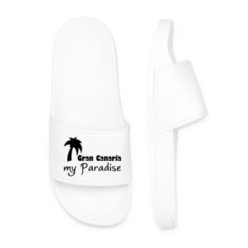 Gran Canaria Paradise - Men’s Pool Sliders - white - Front