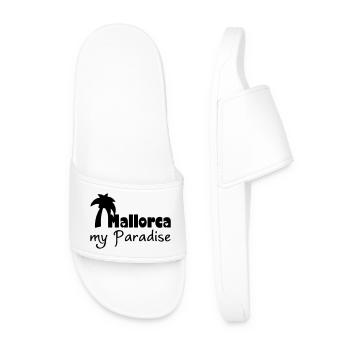 Mallorca Paradise - Men’s Pool Sliders - white - Front