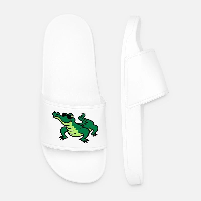 Cool Croc - Men’s Pool Sliders - white