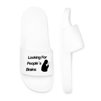 Looking For People’s Brains - Sherlock - Claquettes Homme - blanc - Devant