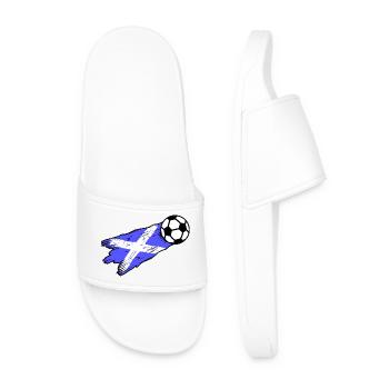 Écosse Football Fans - Claquettes Homme - blanc - Devant