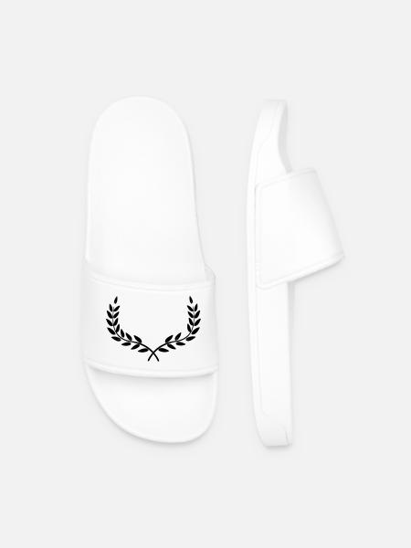 wreath laurel wreath - Men’s Pool Sliders - white