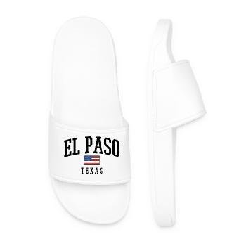 T-shirt rétro El Paso Texas - Claquettes Homme - blanc - Devant