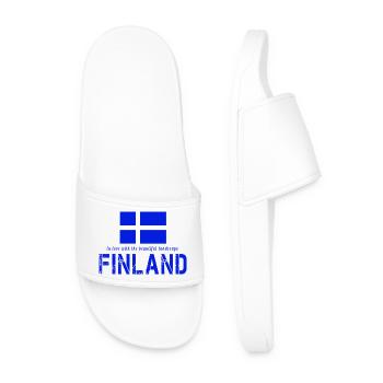 Finlande Finlande Suomi - Claquettes Homme - blanc - Devant