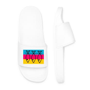 RETIREMENT. HAPPY RETIREMENT. HAPPY RETIREMENT - Men’s Pool Sliders - white - Front
