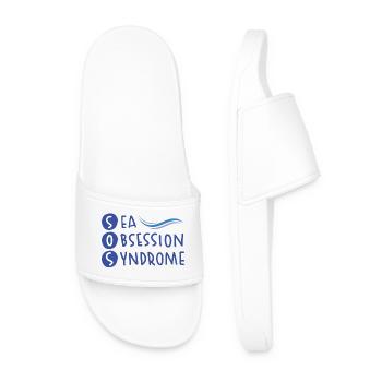 Humour Well-being Sea - Men’s Pool Sliders - white - Front
