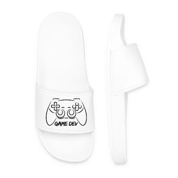Video Game Producer - Men’s Pool Sliders - white - Front