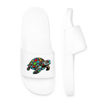 Turtle - Men’s Pool Sliders - white - Front