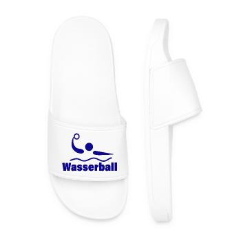 Water polo - Men’s Pool Sliders - white - Front