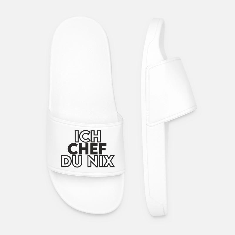 IchChef - Männer Badelatschen - Weiß