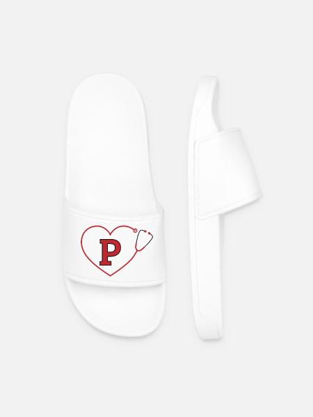Letter p stethoscope - Men’s Pool Sliders - white