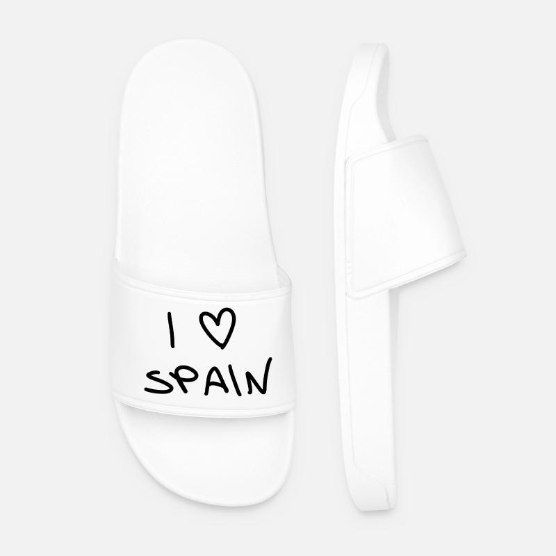 I love Spain - Männer Badelatschen - Weiß