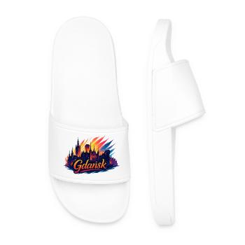 Gdansk Gdańsk City Poland Gift - Men’s Pool Sliders - white - Front