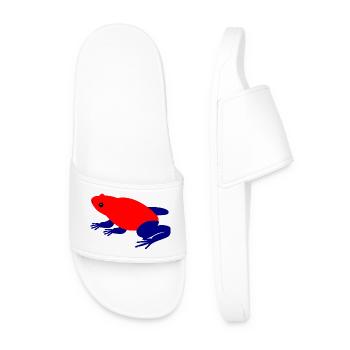 fraise poison dart grenouille Art animalier - Claquettes Homme - blanc - Devant