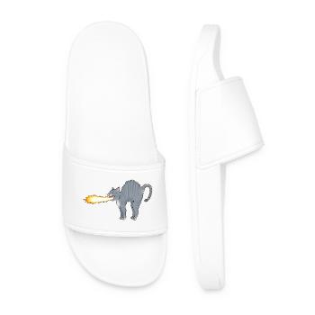 Lume-Cat - Men’s Pool Sliders - white - Front
