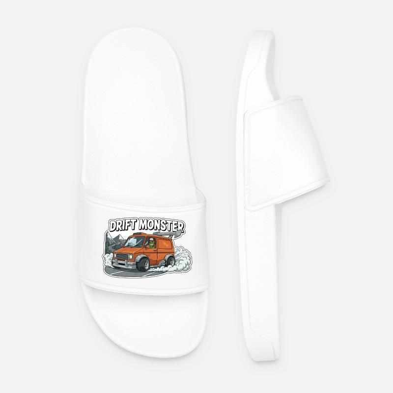 Drift Monster - Männer Badelatschen - Weiß