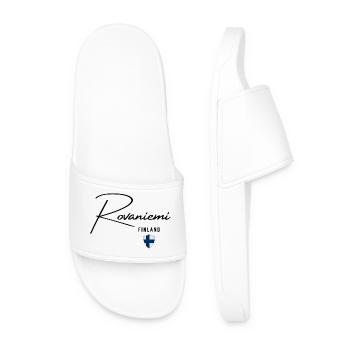 Elegant design Rovaniemi, I love Rovaniemi - Men’s Pool Sliders - white - Front