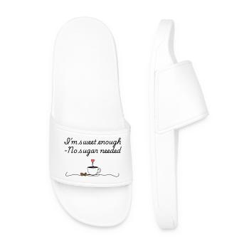 TSHIRT sensibilisation diabète - funny quote - Claquettes Homme - blanc - Devant